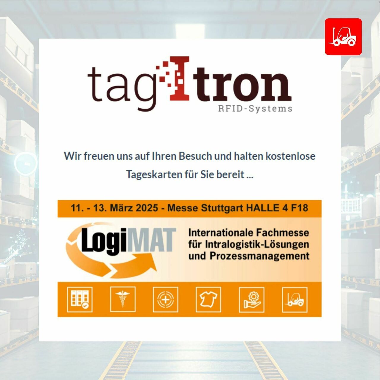 tagItron auf der LogiMAT